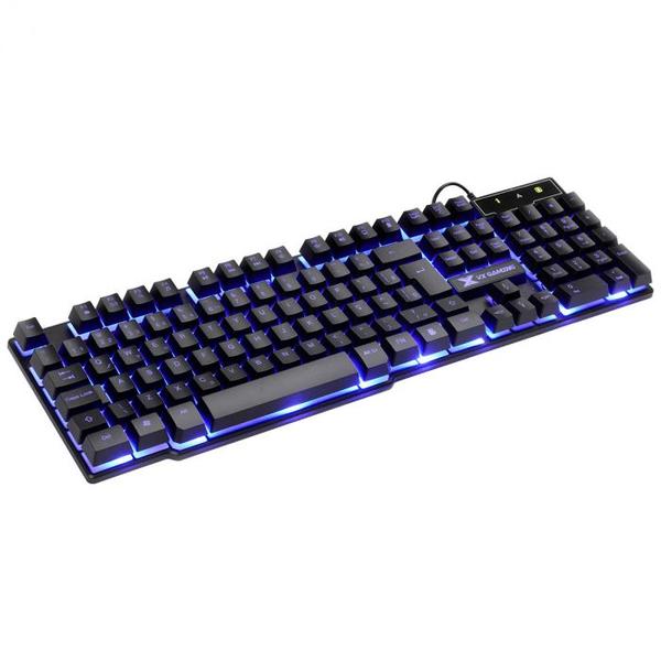 Imagem de Teclado Gamer Hydra 107 Teclas + 12 Multimídia com led Azul Sensação Tecla Mecanica - GT700