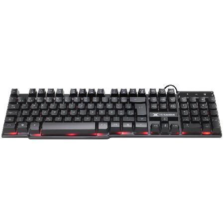 Imagem de Teclado Gamer Hydra 107 Teclas + 12 Multimídia Com Led Vermelho Sensacao Tecla Mecanica - Gt702