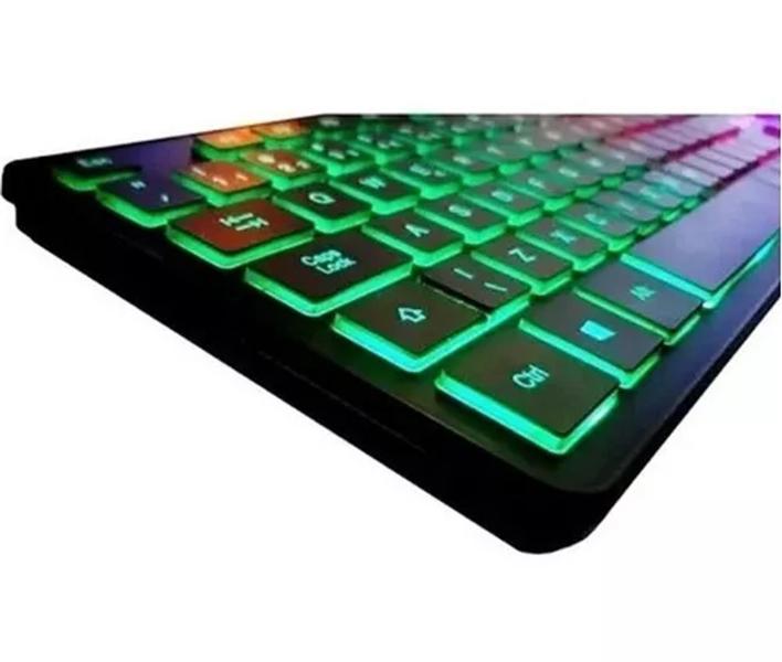 Imagem de Teclado Gamer Knup Kp-2060 Qwerty Português Brasil Luz Rgb