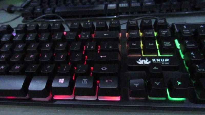 Imagem de Teclado Gamer Knup Semi Mecânico Anti Ghost - Kp-2043/A