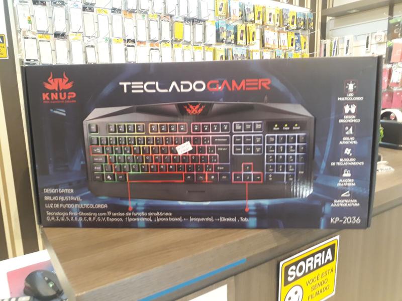 Imagem de Teclado Gamer Led Multímidia Anti Ghosting Knup Kp-2036 - Kanup