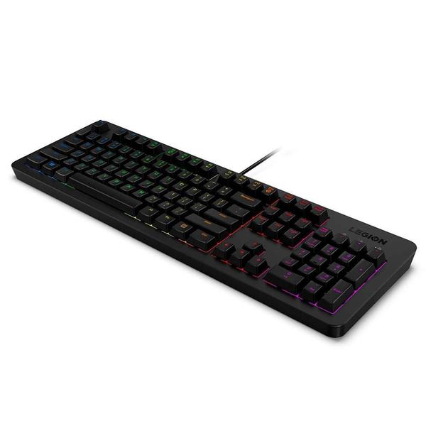 Imagem de Teclado Gamer Lenovo Legion K300 Iluminacao RGB USB Preto Padrao EUA