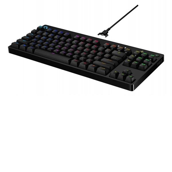 Imagem de Teclado Gamer Logitech G Pro Mecânico Rgb Us Switch Gx Blue