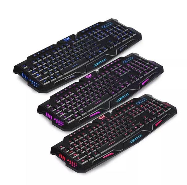 Teclado Gamer Luz Fundo Tricolor A-GK200 Altomex - AltomexR Imagem de Teclado Gamer Luz Fundo Tricolor A-GK200 Altomex