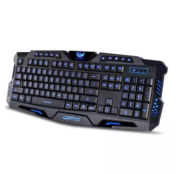 Imagem de Teclado Gamer Luz Fundo Tricolor A-GK200 Altomex