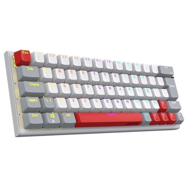 Imagem de Teclado Gamer Mecanico 60% PCyes Kuromori White Ghost