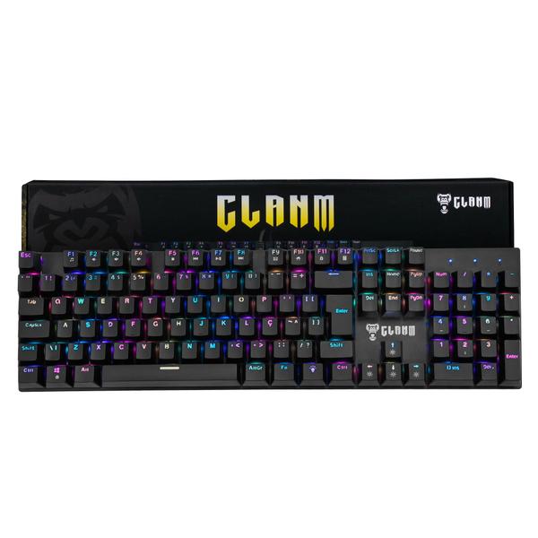 Imagem de Teclado Gamer Mecanico Com Rgb King CL-TK87 Clanm