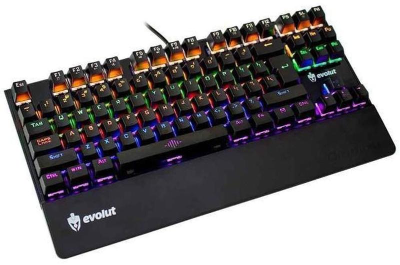 Imagem de Teclado Gamer Mecânico Evolut Assault Eg204 Rgb Preto