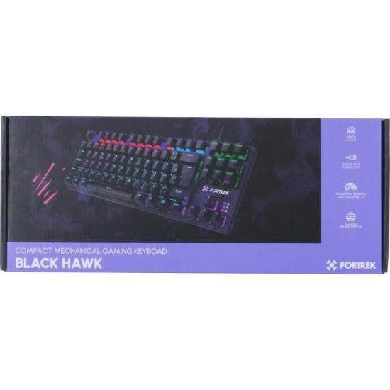 Imagem de Teclado Gamer Mecânico Fortrek Black Hawk Compact Rainbow F002