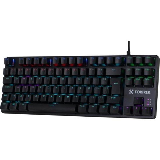 Imagem de Teclado Gamer Mecânico Fortrek Black Hawk Compact Rainbow F002