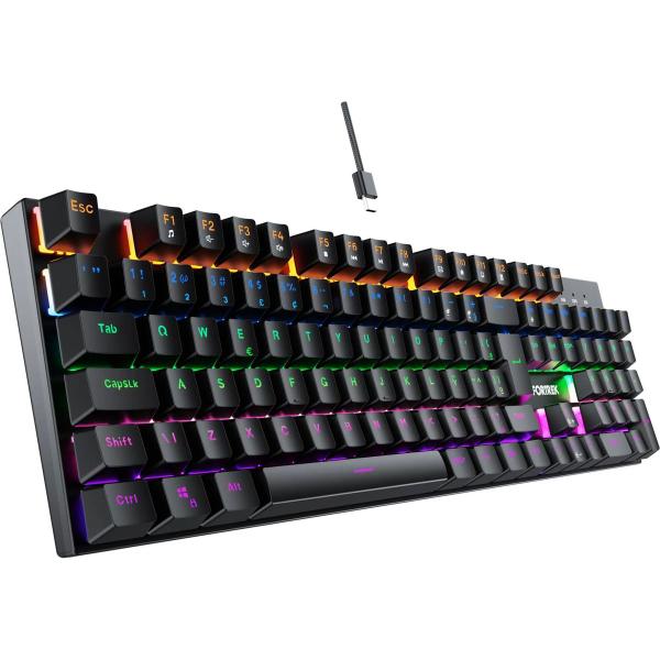 Imagem de Teclado Gamer Mecânico Fortrek Gravity 100 Fullsized Preto