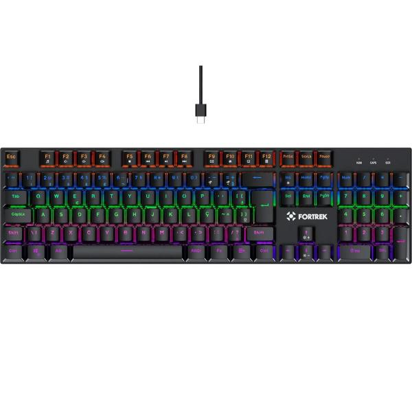 Imagem de Teclado Gamer Mecânico Fortrek Gravity 100 Fullsized Preto