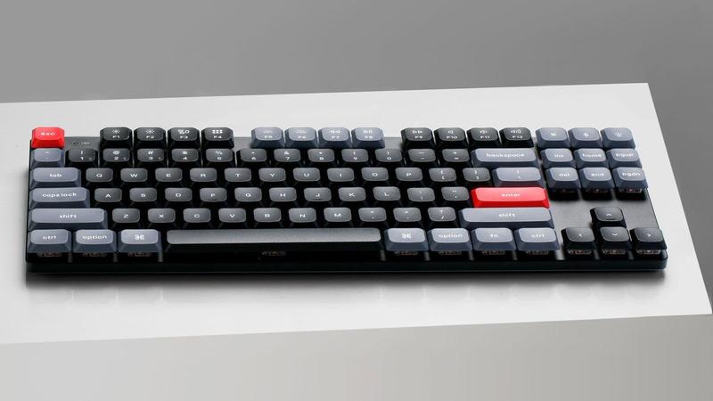 Imagem de Teclado Gamer Mecanico Keychron K1 Pro RGB Sem Fi Switch Red