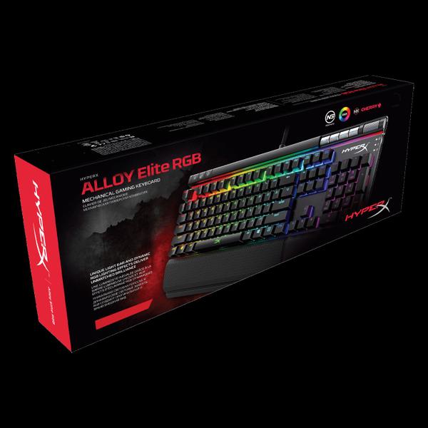 Imagem de Teclado Gamer Mecanico Kingston Hyperx Alloy Elite RGB / Blue Switch - (HX-KB2BL2-US/R2)