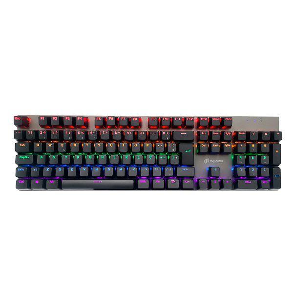 Imagem de Teclado Gamer Mecanico NYSUS Outemu RED ABNT2 TC608 - OEX Game