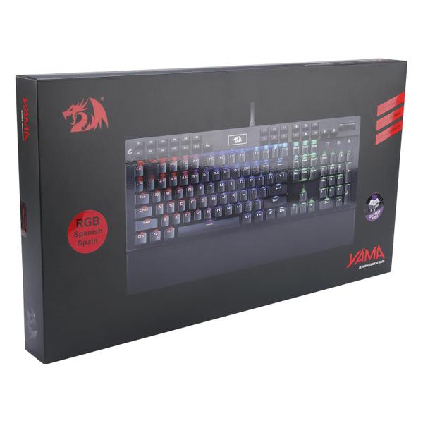 Imagem de Teclado Gamer Mecanico Redragon Yama RGB - (K550RGB-1-SP/K550-1-SP) (SP)