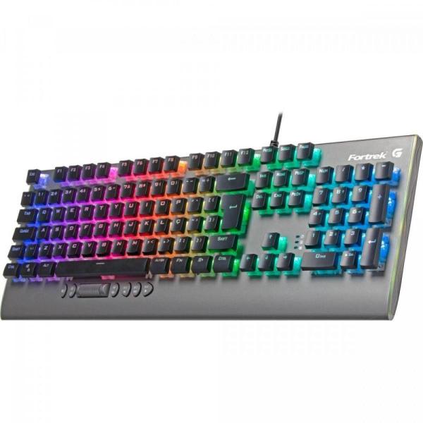 Imagem de Teclado Gamer Mecânico RGB CRUISER Dark Grey FORTREK Un.Venda: PC/1