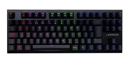 Imagem de Teclado Gamer Mecânico Tkl Warrior Tero Led Rainbow Tc237 Multilaser