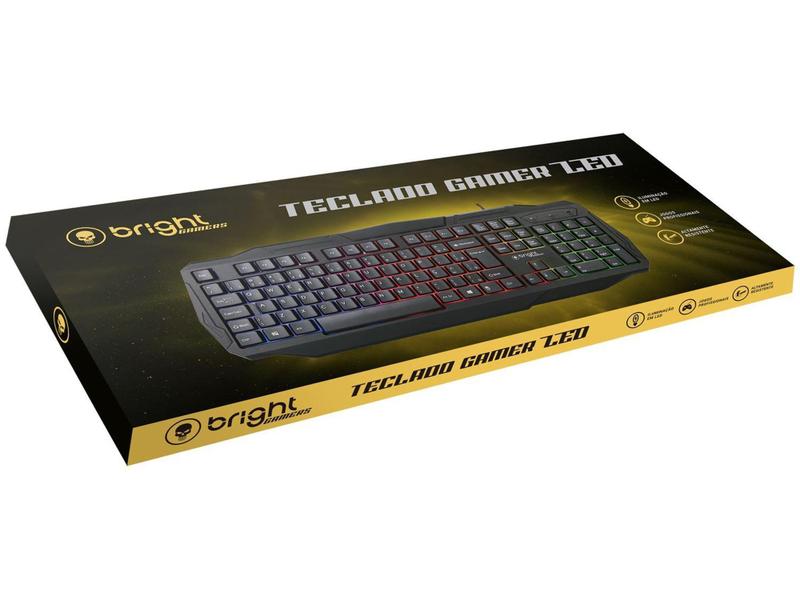 Imagem de Teclado Gamer Mecânico USB Bright 0464