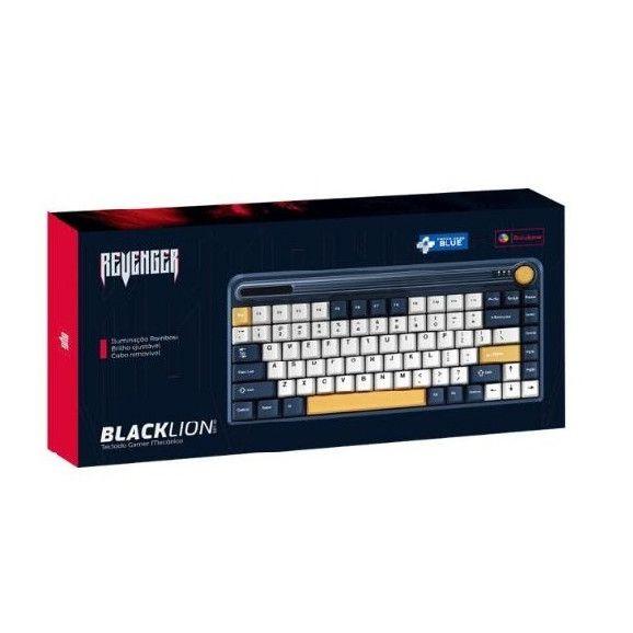 Imagem de Teclado Gamer Mecânico Wireless Bluetooth com Switch Outemu Azul