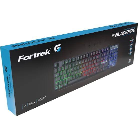 Imagem de Teclado Gamer Membrana Fortrek BlackFire New Rgb