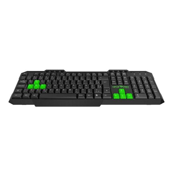 Imagem de Teclado Gamer Membrana Python Viper Pro Preto