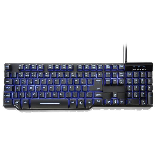 Imagem de Teclado Gamer Multilaser Semi Mecânico Tc196 Warrior