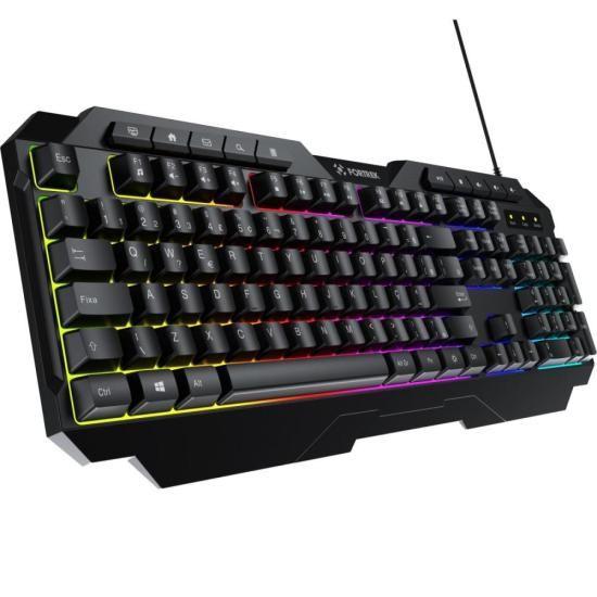 Imagem de Teclado Gamer Multimidia Fortrek Shortcut Preto