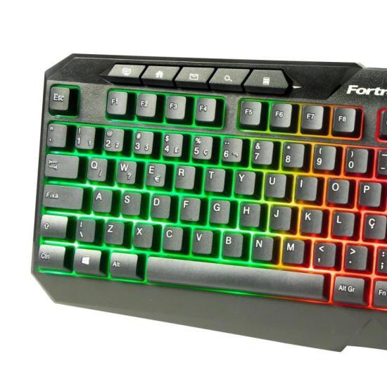 Imagem de Teclado Gamer Multimidia Fortrek Spider Black Preto