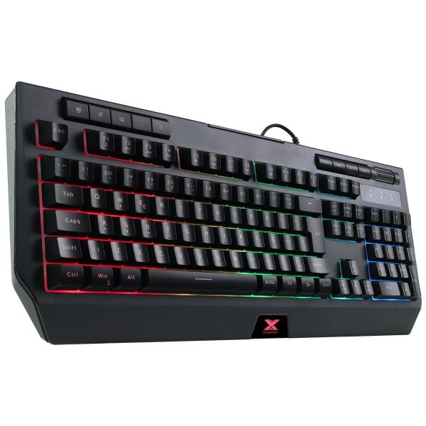 Imagem de Teclado Gamer Protector Abnt2 Multimidia Led 7 Cores Usb Com Suporte Smartphone - Gt800