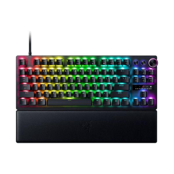 Imagem de Teclado Gamer Razer Huntsman V3 Pro TKL, Chroma RGB, Switch óptico, Anti-Ghosting, US - RZ0304980200