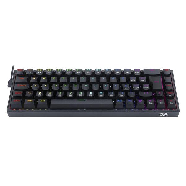 Imagem de Teclado Gamer Redragon Castor Rgb K631 Switch Blue Abnt2