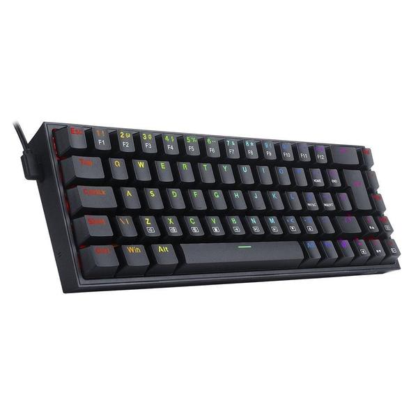 Imagem de Teclado Gamer Redragon Castor Rgb K631 Switch Blue Abnt2