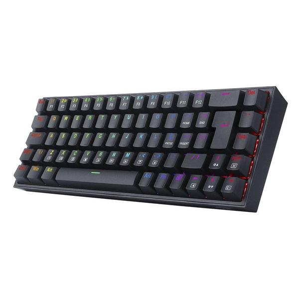 Imagem de Teclado Gamer Redragon Castor Rgb K631 Switch Blue Abnt2