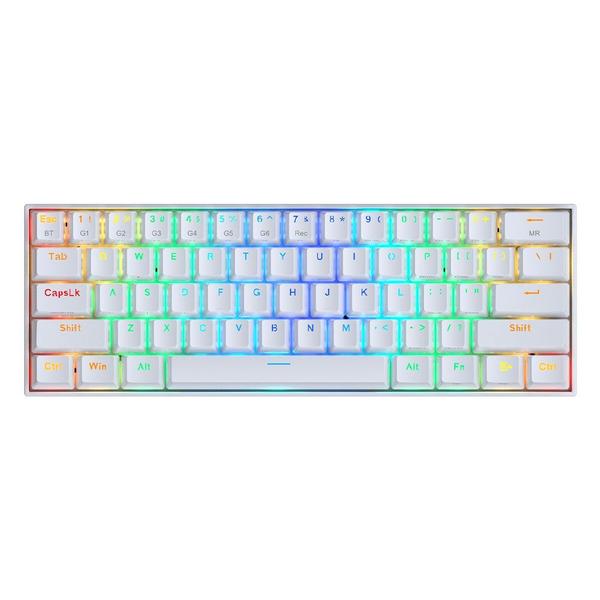 Imagem de Teclado Gamer Redragon Draconic K530-RGB - Branco (Ingles com Fio)