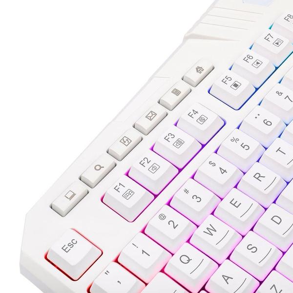 Imagem de Teclado Gamer Redragon Harpe 2 Rgb K503W - Branco