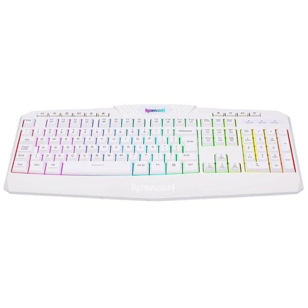 Imagem de Teclado Gamer Redragon Harpe 2 Rgb K503W - Branco