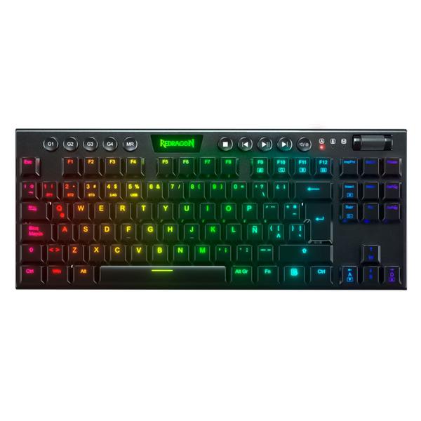 Imagem de Teclado Gamer Redragon Horus K621-RGB-PRO Switch Red 80%