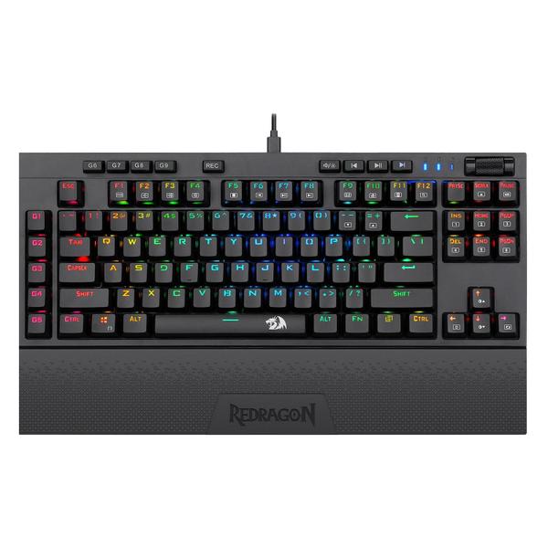 Imagem de Teclado Gamer Redragon K588RGB Broadsward RGB / Blue - Usa