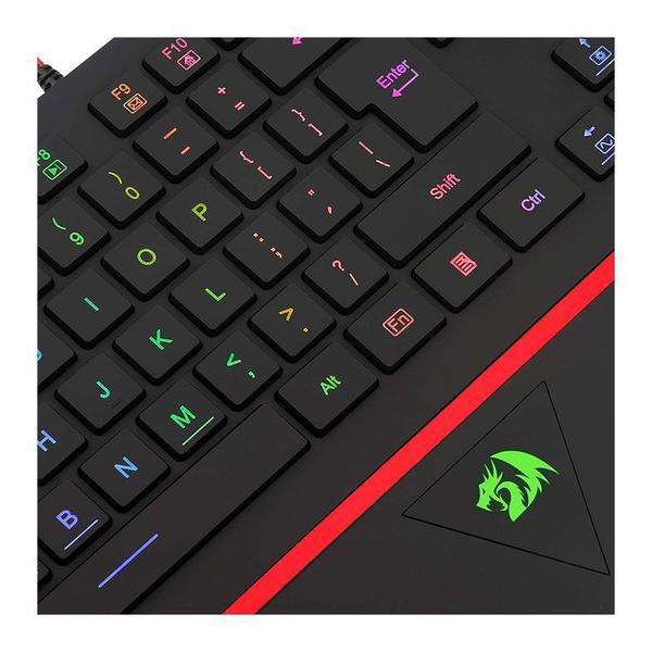 Teclado Gamer Redragon Karura 2 RGB ABNT 2 Imagem de Teclado Gamer Redragon Karura 2 RGB ABNT 2