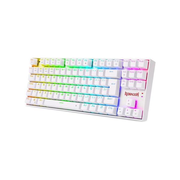 Imagem de Teclado Gamer Redragon Kumara Pro Wireless Black Branco