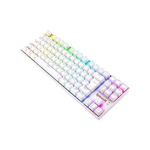 Imagem de Teclado Gamer Redragon Kumara Pro Wireless Switch Red Branco