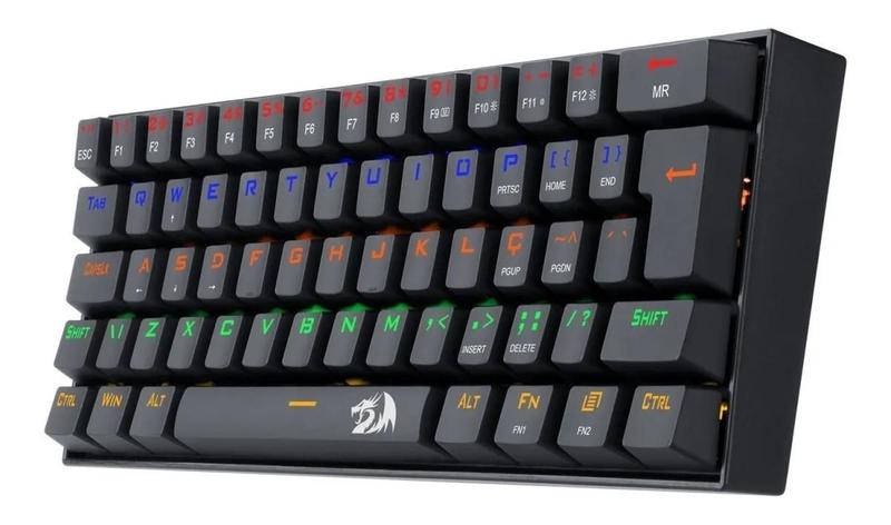 Imagem de Teclado Gamer Redragon Lakshmi Rainbow Rgb Switch Red K606-R