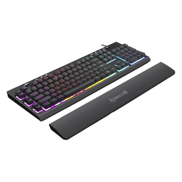 Imagem de Teclado Gamer Redragon Shiva K512RGB / RGB / Membrana / Usa - Preto