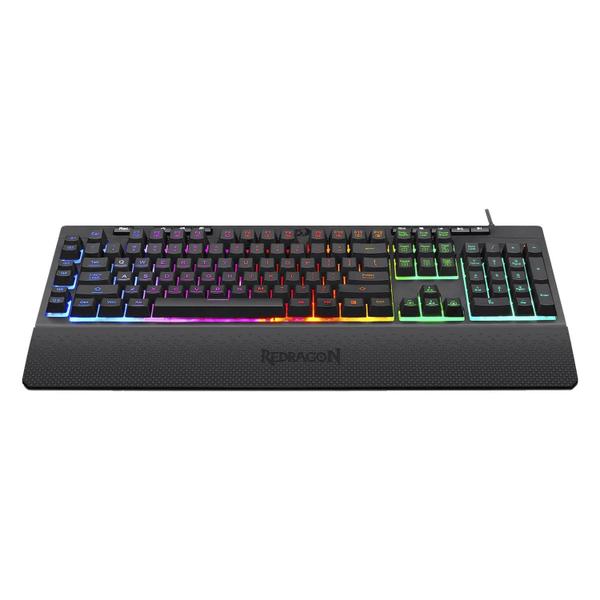 Teclado Gamer Redragon Shiva K512RGB / RGB / Membrana / Usa - Preto Imagem de Teclado Gamer Redragon Shiva K512RGB / RGB / Membrana / Usa - Preto