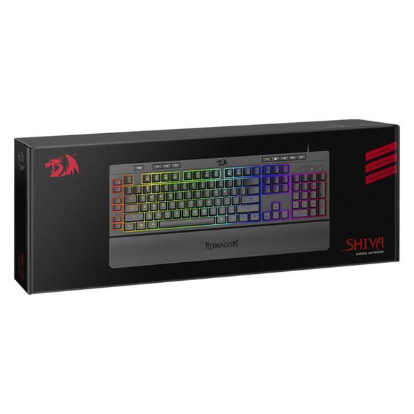 Imagem de Teclado Gamer Redragon Shiva K512RGB-SP / RGB / Membrana - Preto