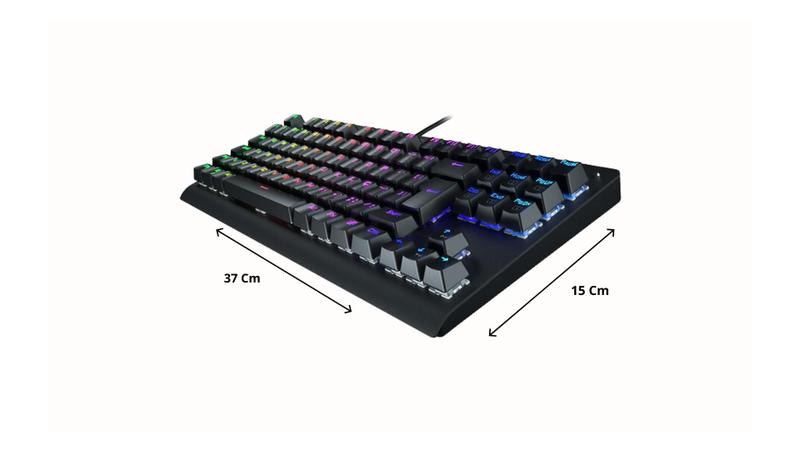 Imagem de Teclado Gamer RGB Mecanico Redragon Dark Avenger ABNT2 K568