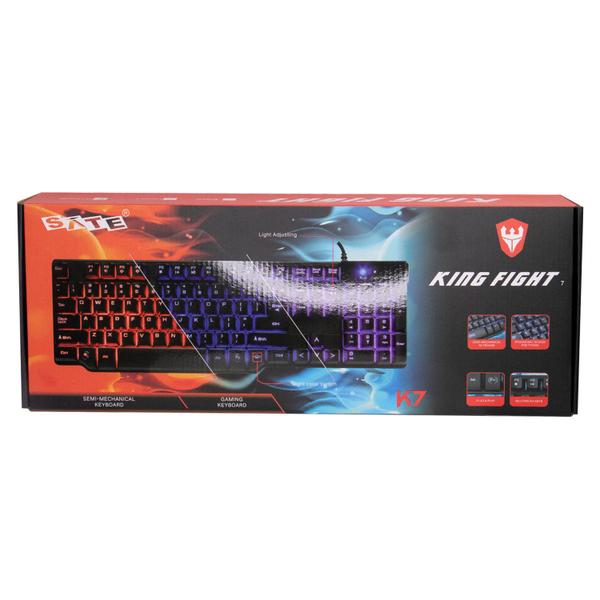 Imagem de Teclado Gamer Satellite K71 - com Fio - Portugues - Preto