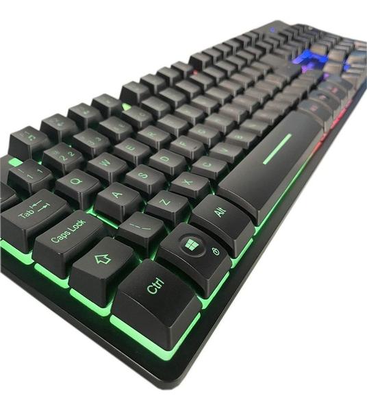 Imagem de Teclado Gamer Semi-mêcanico Rainbow RGB Maxxtro K709