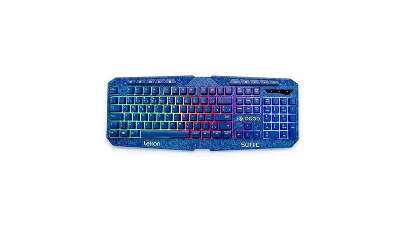 Imagem de Teclado Gamer Sonic Led Letron